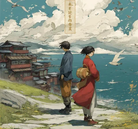 少女漫画题材封面：细腻情感